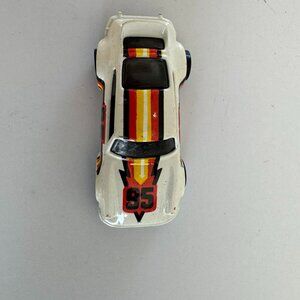 Lot 015 – Hot Wheels/Small Toys.  Sold As Is.  White Car with Stripes